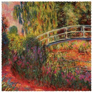 Nautilus Wooden Puzzle:  Japanese Bridge by Claude Monet, 237 Pieces